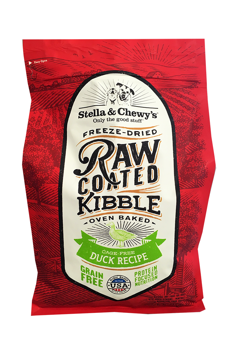 Stella and Chewy's Raw Coated Duck Dry Dog Food